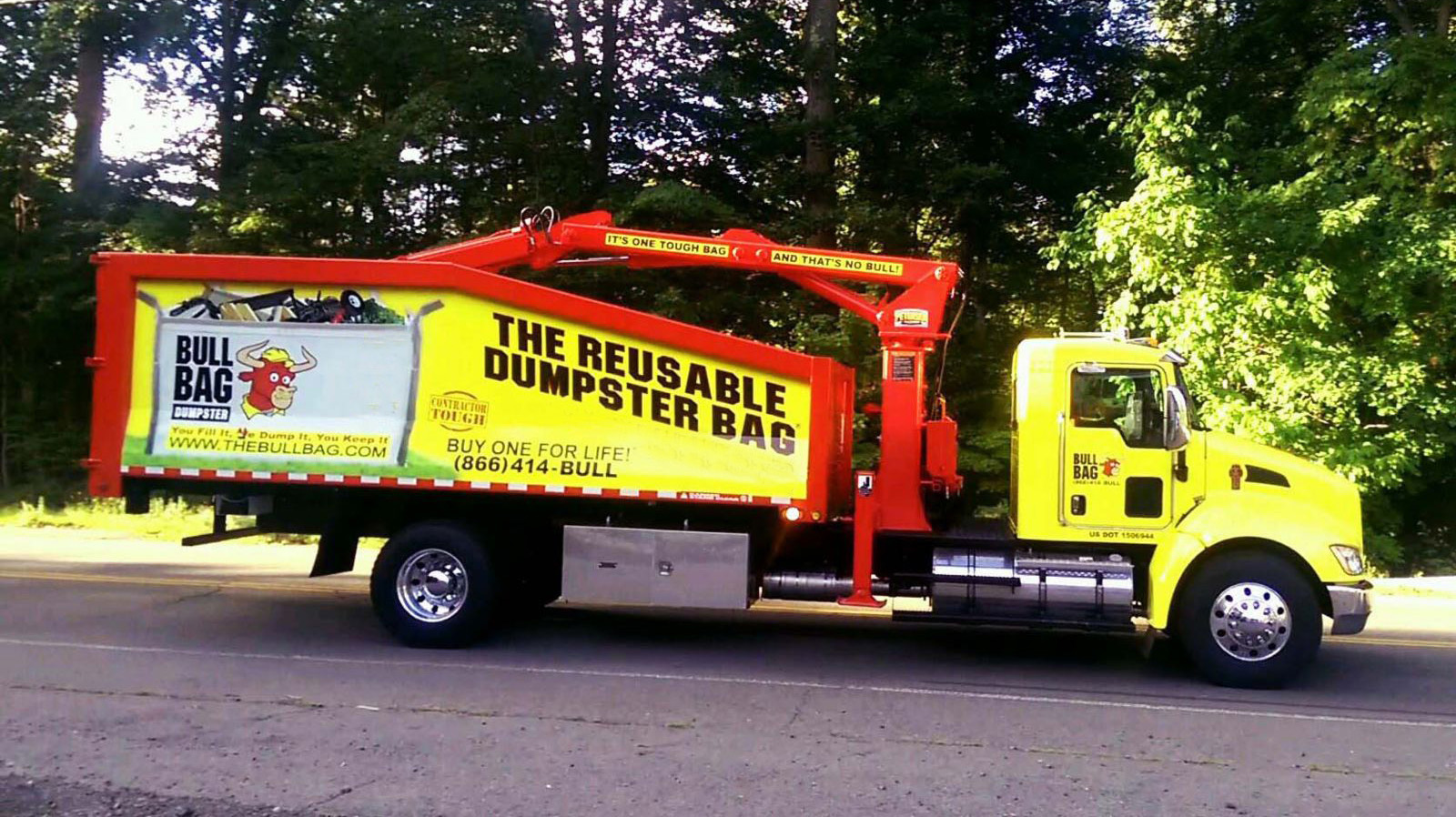 BullBag Truck On Way To Disposal